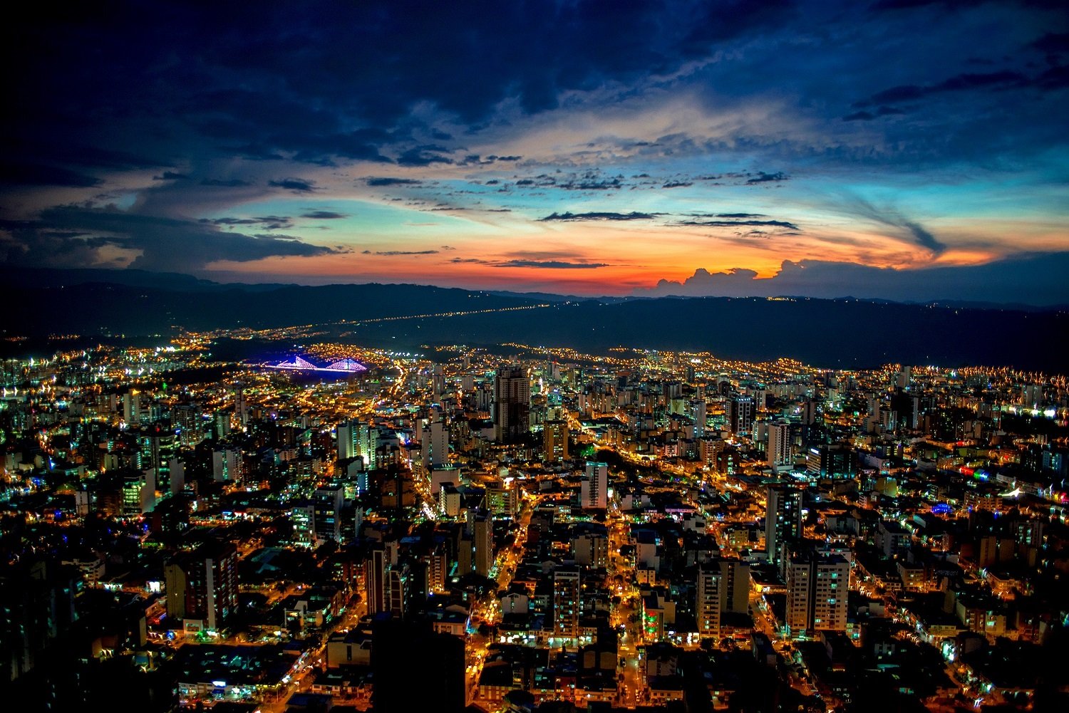 Vista panorámica de la ciudad de Bucaramanga